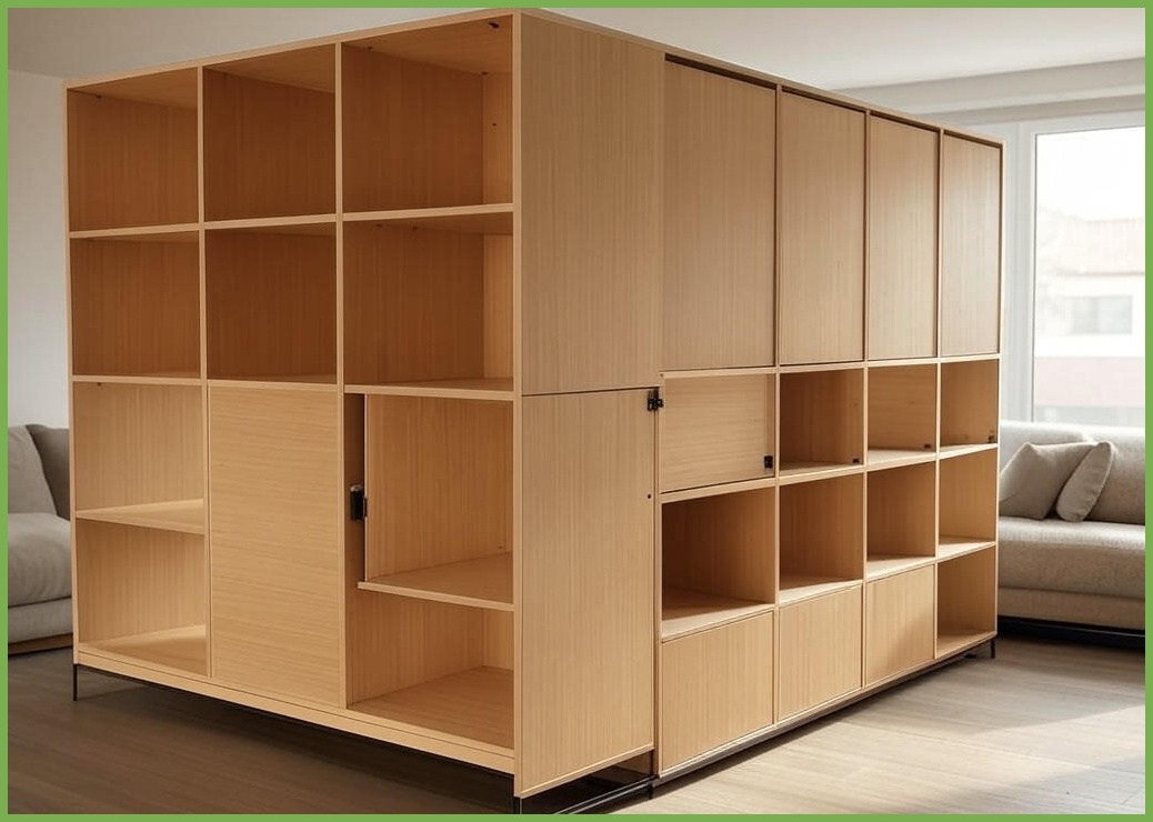 HOMEY NEST 대용량 다용도 리빙박스 정리함 폴딩 옷장 수납장, 1개, 75cm면 폭 - 이미지 1