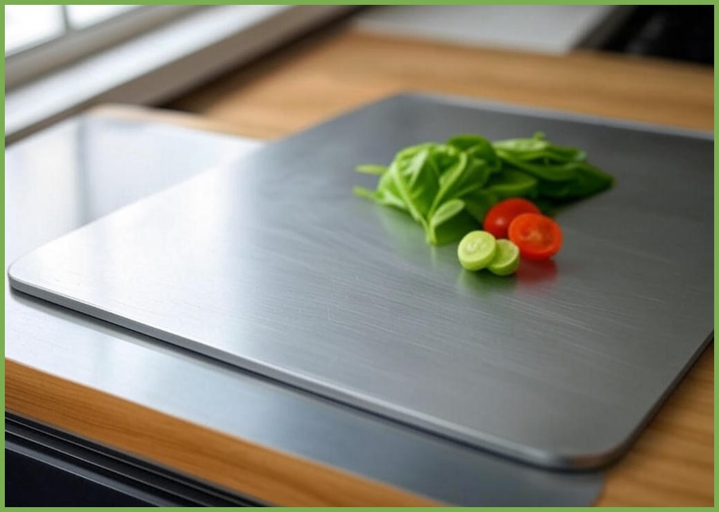 Paradoma 스테인레스316 주방다용도 향균곰팡이방지 위생 양면 도마 - 이미지 1