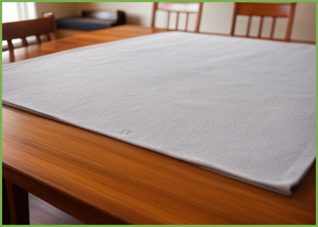 Shipshape 가죽식탁보 방수 테이블보 양면 가용 방수 방유 얼룩 방지 식탁보 컴퓨터 책상 매트 - 이미지 1