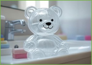 귀여운 투명 곰돌이 물빠짐 ...