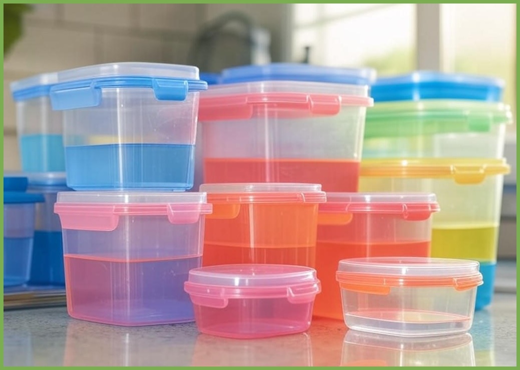 비트리 휘어지는 냉동실 정리용기 혼합세트3 600ml x 6p + 1L x 4p, 1개 - 이미지 1