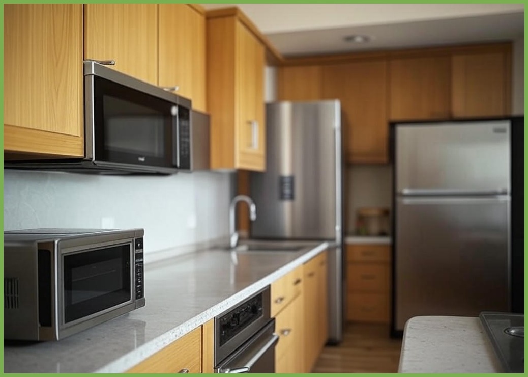 주방수납장 주방선반 전자레인지선반 찬장 선반 - 이미지 1