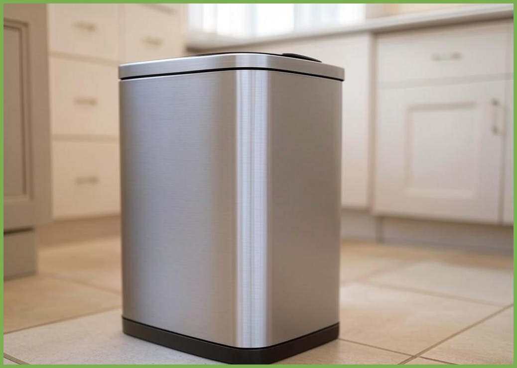 코멧 자동 센서 모션 인식 냄새차단 쓰레기통 15L+18L [1+1 = 2개 구성] - 이미지 1