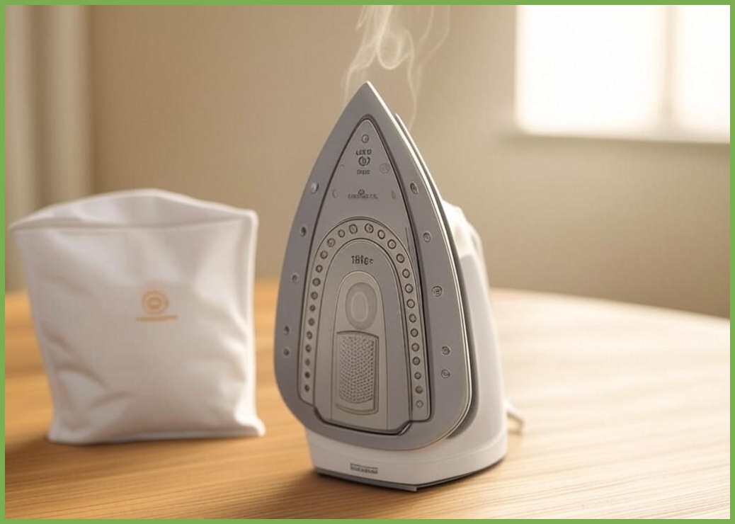 프랑스 톰슨 접이식 파워스팀 초고속예열 핸디형 2in1 원터치 스팀다리미 + 파우치 세트, 화이트, 화이트 TMS-GS221 - 이미지 1